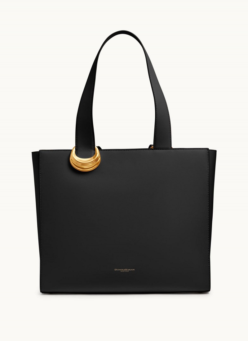 Tote Donna Karan Hewlett Čierne Zlate | SK_DK37959